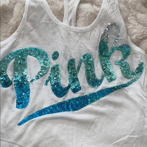 VS pink sequin top